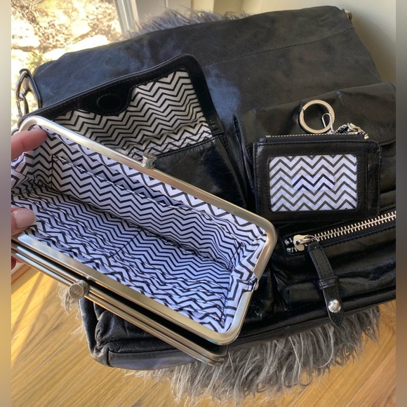 Auth Hobo matching 3 piece set in black leather super soft. All 4 pieces NWT - Picture 6 of 8